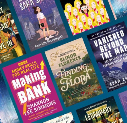 A collage of book covers.