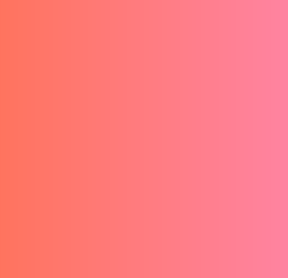 A graphic of a gradient effect changing from orange on the left to pink on the right. 