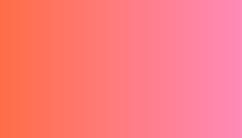 A graphic of a gradient effect changing from orange on the left to pink on the right. 