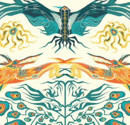 Graphic of Indigenous artwork