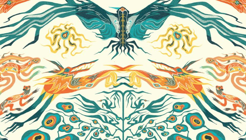 Graphic of Indigenous artwork