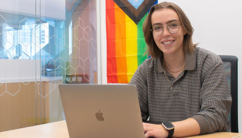 Photograph of Calgary Public Library's 2024 Historian in Residence, Tess McNaughton.