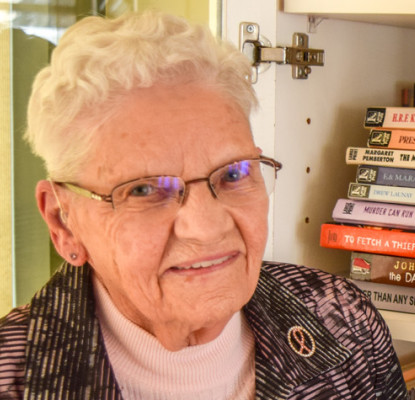 Nellie Befus in the Calgary Public Library