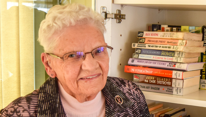 Nellie Befus in the Calgary Public Library