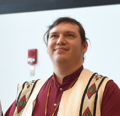 Photograph of Jared Tailfeathers.