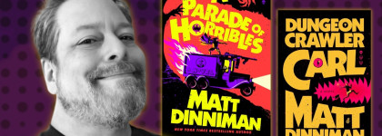 Author Talks: Apocalyptic Mayhem, Lava-Spitting Llamas, and One Very Sassy Cat with Books and Author Matt Dinniman