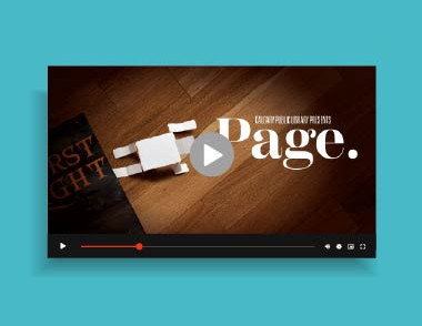 Video thumbnail for "Page" showing a power plug and the word "Page."