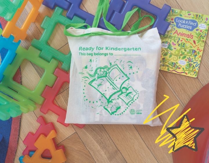 background image: Kindergarten Book Bag