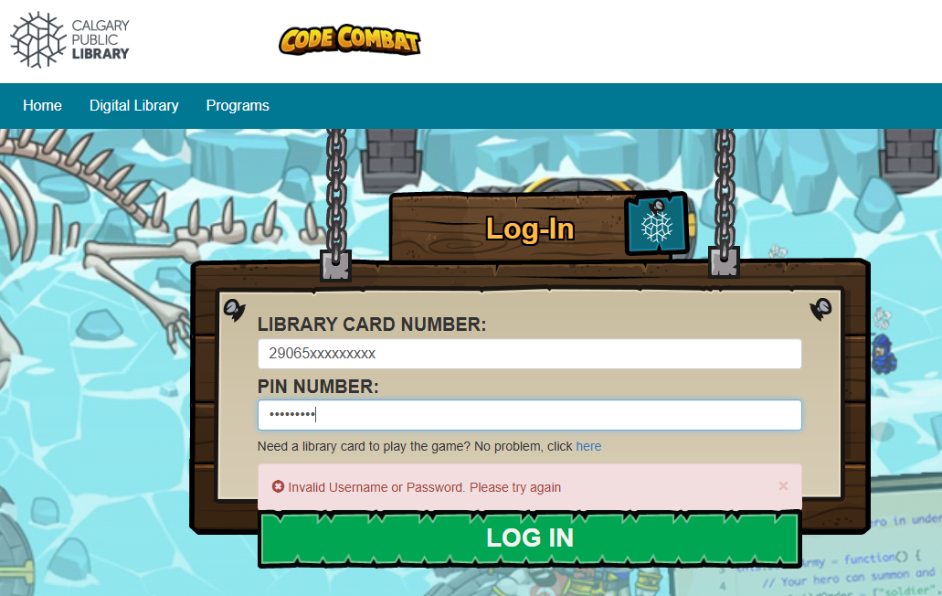 codecombat faq 1 login