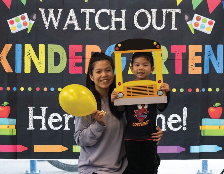 background image: Kindergarten Family Event