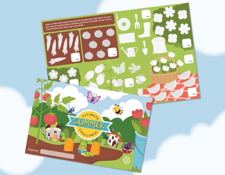 background image: An illustration of the new USC map for 2025. The map is of a garden where there are many cute little bugs reading books on the front as well as little mushroom huts. 