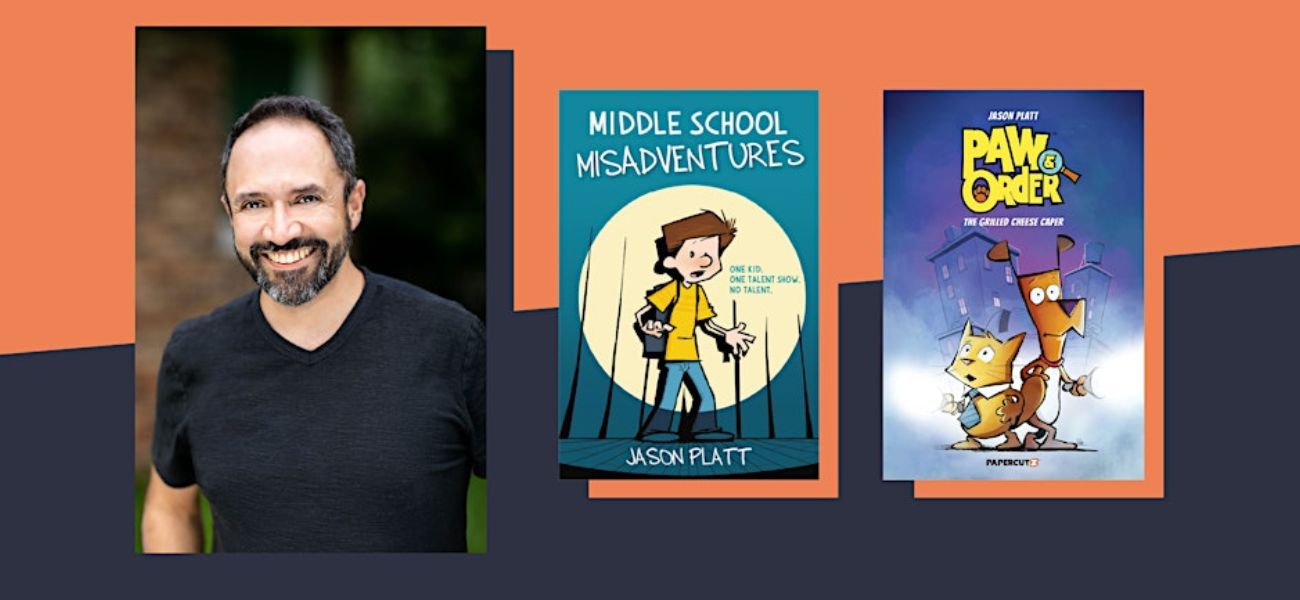 Intro to Cartooning & Storytelling with Author Jason Platt (suitable for Grades 2-6)